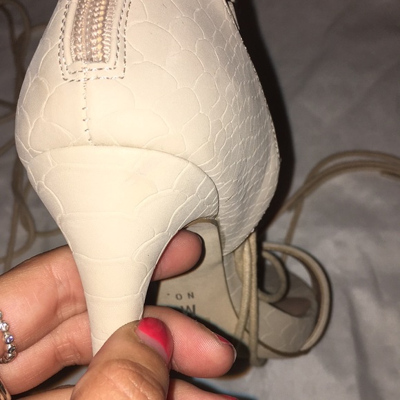 Used MIX No. 6 Nude Wrap Up Heels - Picture 8 of 8